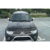 Дефлектор капота для Mitsubishi Pajero Sport 2008-2015