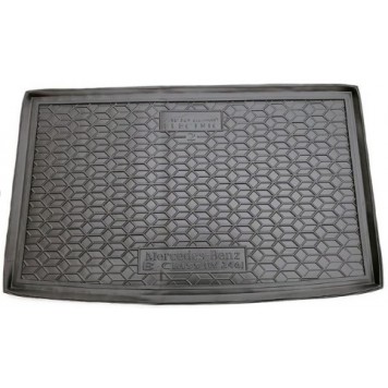 Автомобільний килимок в багажник Mercedes B (W246) 2014- Electric Drive 2-х рівн. Поличка