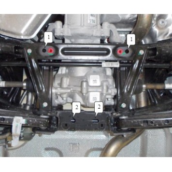 Захист редуктора заднього мосту Ford Escape захист редуктора заднього мосту 2012--2