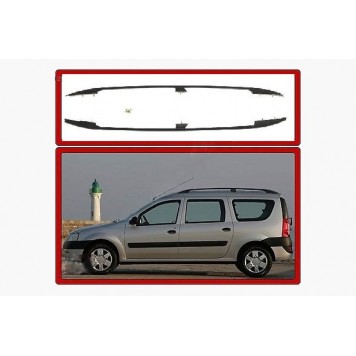 Рейлинги на крышу Renault Logan MCV 2008-2013 пластиковые ножки 