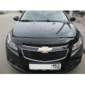 Дефлектор капота для Chevrolet Cruze 2009- / довгий