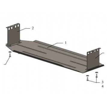 Захист бака Mitsubishi Pajero Sport 2008-2016 6