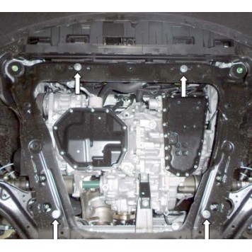 Захист двигуна Nissan X-Trail T32 2014-2017-2