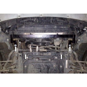 Защита двигателя BMW X1 E84 2009-2015 1-3