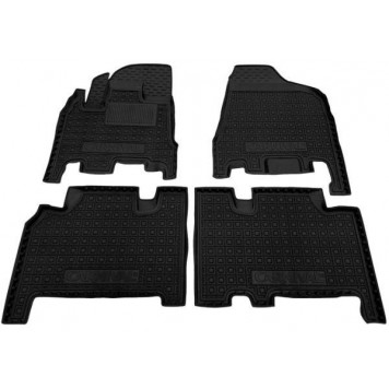 Автомобільні килимки в салон для Kia Carnival (2006>)(АКП) (перший и другий ряд)