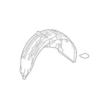 Подкрыльник Honda CR-V 17 задний левый