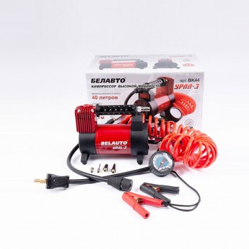 Компресор автомобільний BELAUTO УРАЛ-3 BK44, 10 Атм, 40 л/хв, 170 Вт-1