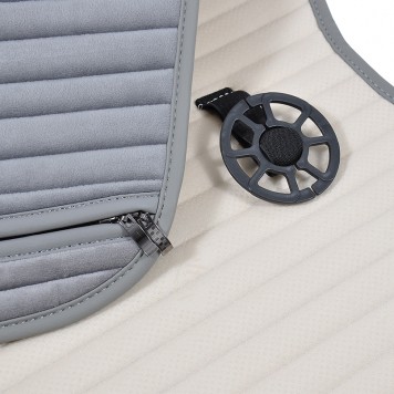 Преміум накидки для передніх сидінь BELTEX Barcelona, сірі 2шт.-3