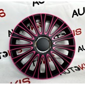 Ковпаки на колеса Argo Lemans Pro Pink/Black R13 Ковпаки на колеса Argo Lemans Pro Pink/Black R13