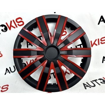 Ковпаки на колеса Leoplast Volare Duo Black/Red 15"