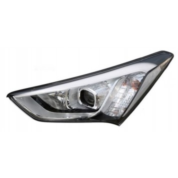 Левая передняя фара Hyundai Santa Fe 2012-2015