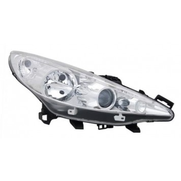 Правая передняя фара Peugeot 207 2006-2012