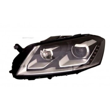 Левая передняя фара Volkswagen Passat B7 2011-2016 Euro