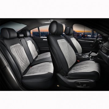 Комплект накидок на сидіння 3D Modena,сірі-2