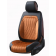 Комплект накидок на сиденье 3D Modena,коричневі