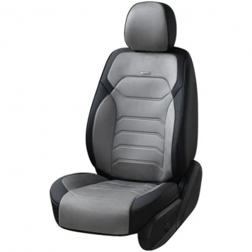 Комплект накидок на сидіння 3D Verona,сірі