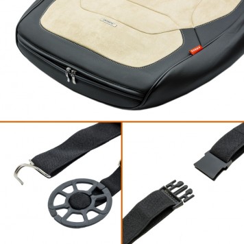 Комплект накидок на сидіння 3D Verona,бежеві-4