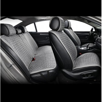 Комплект преміум накидок для сидінь BELTEX Monte Carlo, сірий