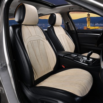 Накидки на сидіння Elegant Ancona бежеві-1