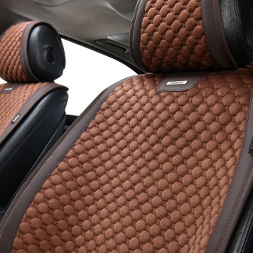 Накидки  на сиденья Elegant Trento коричневые