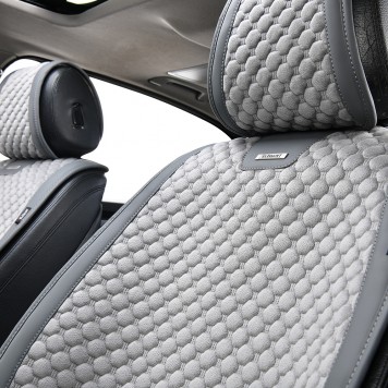 Накидки на сидіння Elegant Trento сірі-1