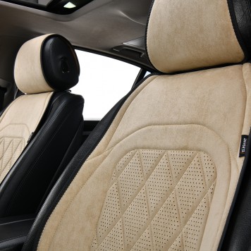 Накидки  на сиденья Elegant Parma бежевые-1