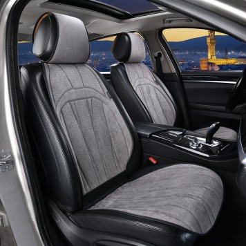 Накидки на сиденья Elegant Ancona серые