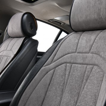 Накидки на сиденья Elegant Ancona серые-1