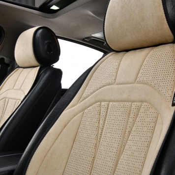 Накидки на сиденья Elegant Ancona бежевые-1