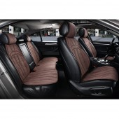 Накидки на сидіння Elegant Ancona коричневі