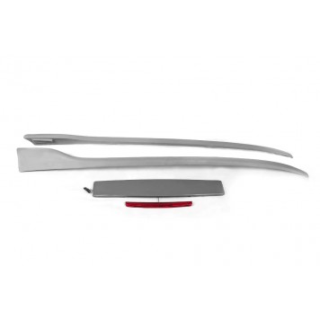 Рейлінги для Fiat Doblo I 2001-2005 з спойлером HRV-type (під фарбування)-1