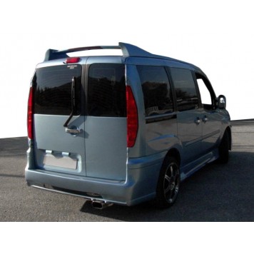 Рейлінги для Fiat Doblo I 2001-2005 з спойлером HRV-type (під фарбування)