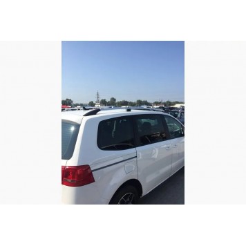 Рейлинги на крышу Volkswagen Sharan 2010- DD пластиковая ножка