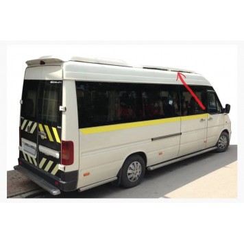 Рейлінги для Volkswagen LT 1998 Пластик (під фарбування)