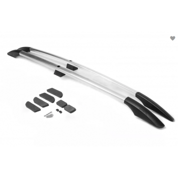 Рейлинги на крышу Citroen Jumpy 1996-2007  Длинная база, Пластиковые ножки