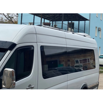 Рейлинги на крышу Citroen Jumper 1995-2006 340 см пластиковые ножки хром