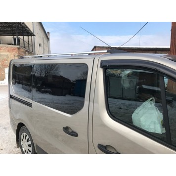 Рейлинги на крышу Fiat Talento 2016  Короткая база, Пластиковые ножки -2