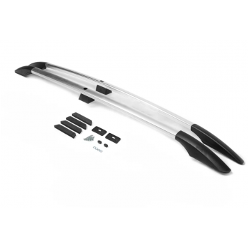 Рейлинги на крышу Dacia Logan MCV 2004-2014 Пластиковые ножки черные чорні