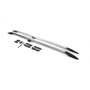 Рейлинги на крышу Toyota Land Cruiser 200  металлические ножки -1