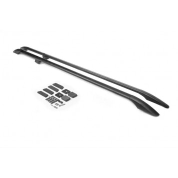 Рейлинги на крышу Peugeot Expert 2017  черные 