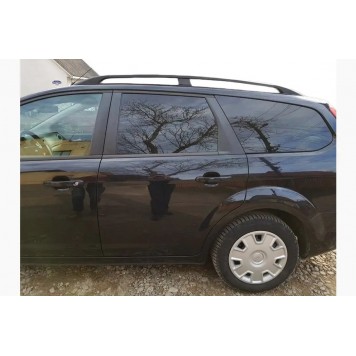 Рейлинги на крышу Ford Focus II 2008-2011 Caravan черные-1
