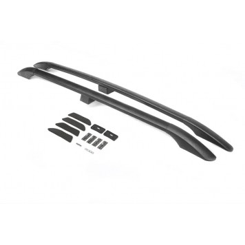 Рейлинги на крышу Mitsubishi Pajero Wagon III черные-1