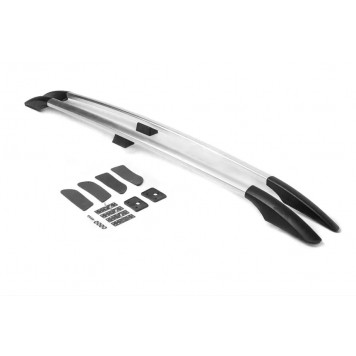 Рейлинги для Kia Soul I 2008-2013  пластик ножки  хром -1