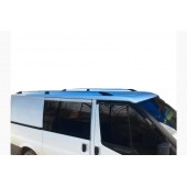 Рейлинги на крышу Ford Transit 2000-2014 метал. ножки хром 