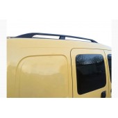 Рейлинги на крышу Renault Kangoo 1998-2008 макси база, пластиковые ножки черные Рейлинги на крышу Renault Kangoo 1998-2008 макси база, пластиковые ножки черные