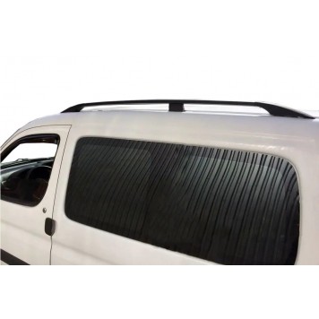 Рейлинги на крышу Citroen Berlingo 1996-2008 (металлическая ножка) черные