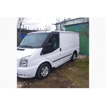 Рейлинги на крышу Ford Transit 2000-2014 пластик ножки  черные -1