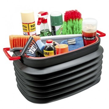 Органайзер автомобільний пластиковий з кришкою гофра-1