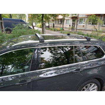 Поперечный багажник на интегрированные рейлинги под ключ Для Volkswagen Passat B8 с 2015 года-6