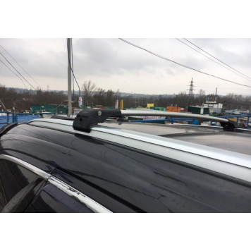 Поперечный багажник на интегрированные рейлинги под ключ Для Range Rover Sport 2005-2013-6